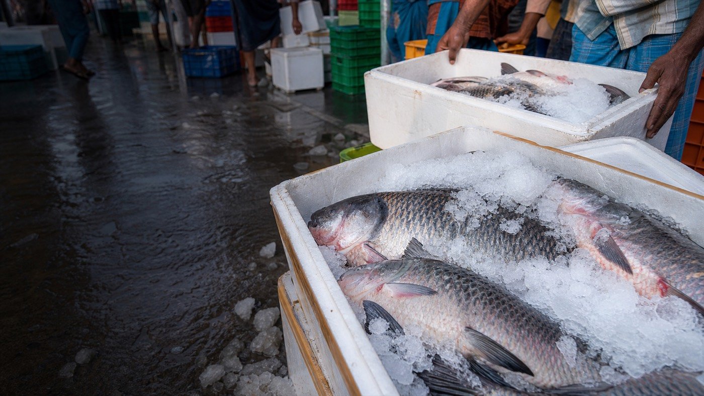 Andhra fish boxes