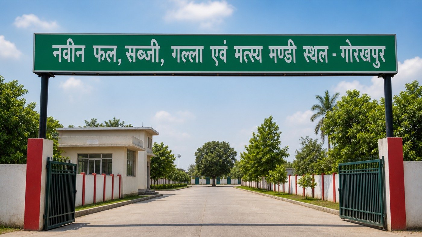 Gorakhpur fish mandi entrance