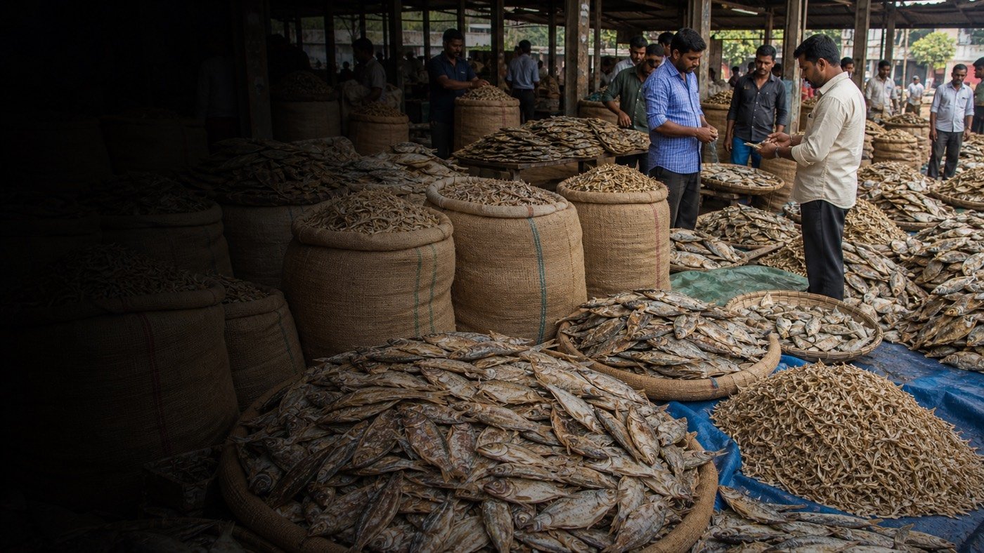Dry fish wholesale stock